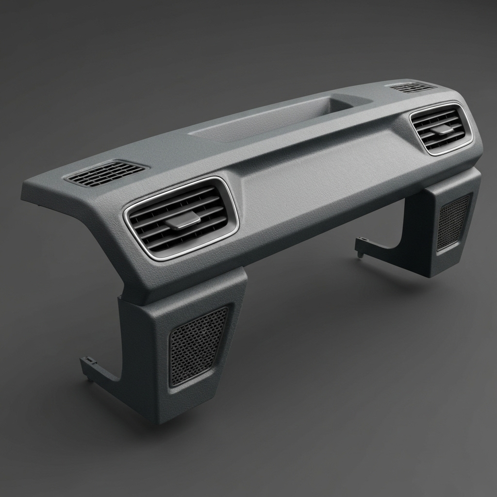 Custom automotive interior trim panel with OEM‑quality finish